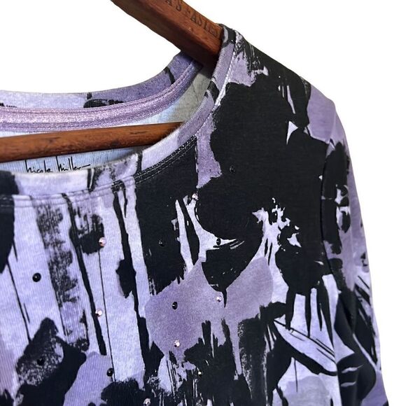 Nicole Miller Scoop Neck Top - Picture 4 of 8